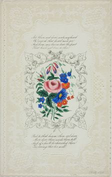 Art Thou Not Dear Unto My Heart (valentine), c. 1850. Creator: Unknown