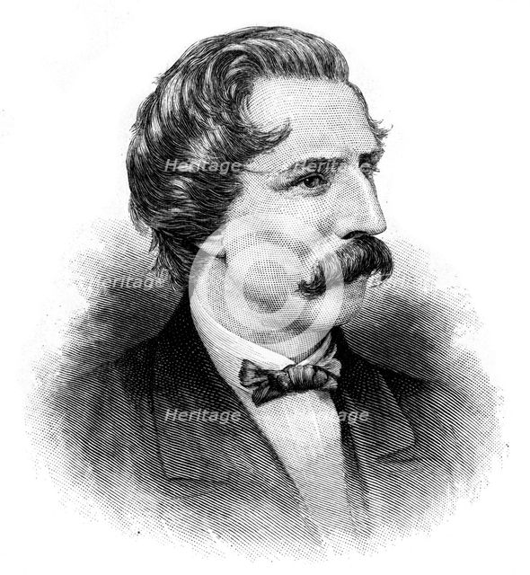 Artemus Ward, American humourist and writer, c1880. Artist: Anon