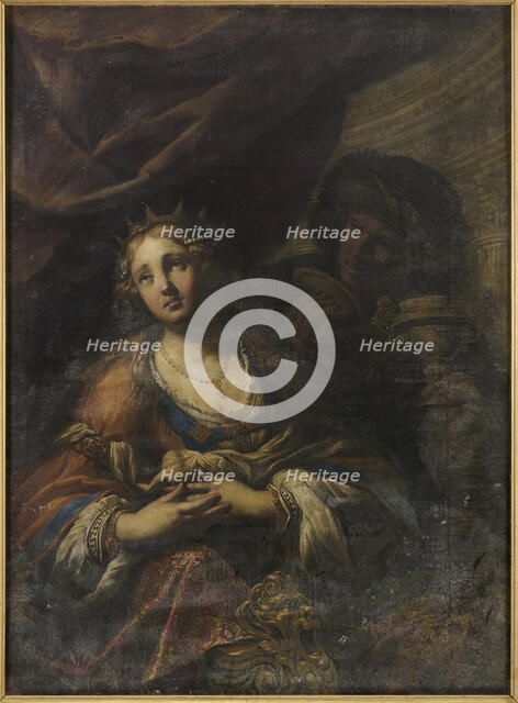 Artemisia and Mausolus, . Creator: Scaglia; Girolamo (ca 1620-1686).