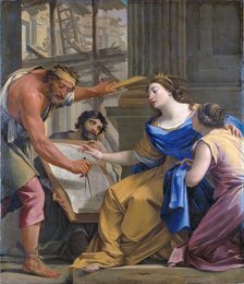 Artemisia Building the Mausolaeum, early 1640s. Creator: Simon Vouet