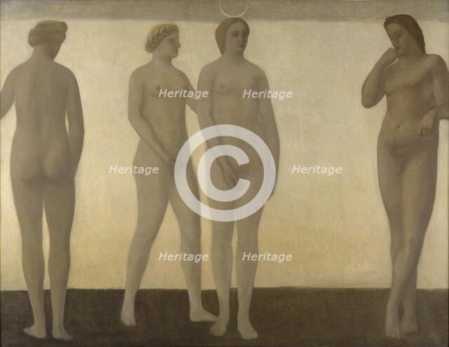 Artemis, 1893-1894. Creator: Vilhelm Hammershøi.