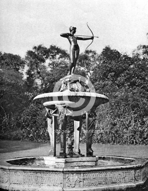 Artemis fountain, Hyde Park, London, 1926-1927. Artist: McLeish