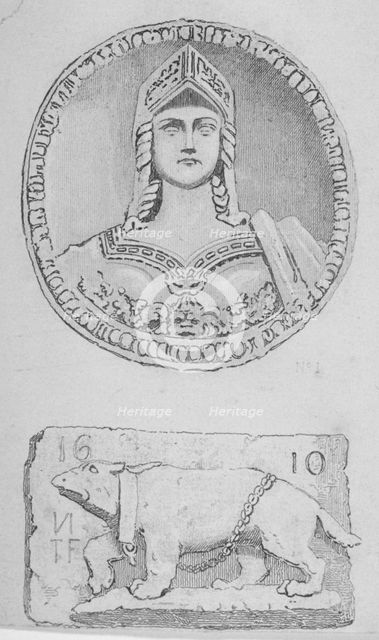 Artefacts, City of London, 1851. Artist: John Wykeham Archer