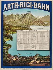 Arth-Rigi railway line, 1895. Creator: Anonymous ()