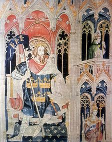 Arthur, 6th century semi-legendary Christian king of the Britons, late 14th century