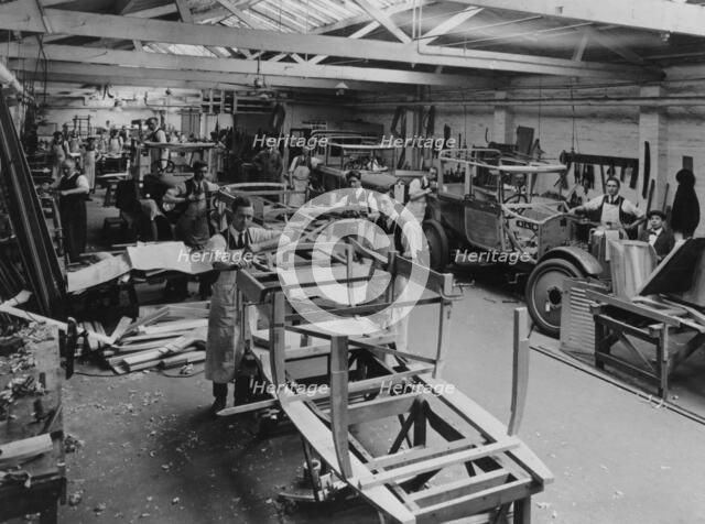 Arthur Mulliner's coachbuilding works, Northampton, c1923. Artist: Unknown