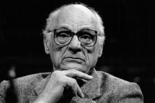 Arthur Miller (1915- ), American playwright. Creator: Sidney Harris