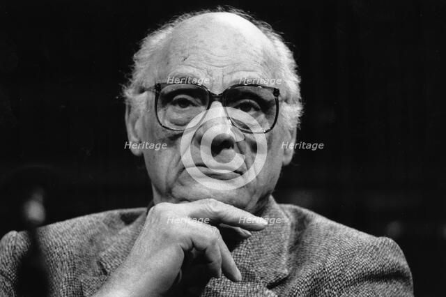 Arthur Miller (1915- ), American playwright. Artist: Sidney Harris