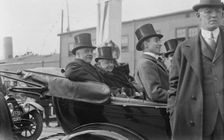 Arthur Balfour, Joseph Hodges Choate, Hugh S. Gibson, 1917. Creator: Bain News Service
