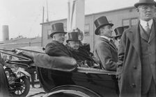 Arthur Balfour, Joseph Hodges Choate, Hugh S. Gibson, 1917. Creator: Bain News Service