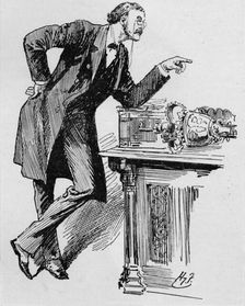 Arthur Balfour speaking in the House of Commons, 1890s (1906)