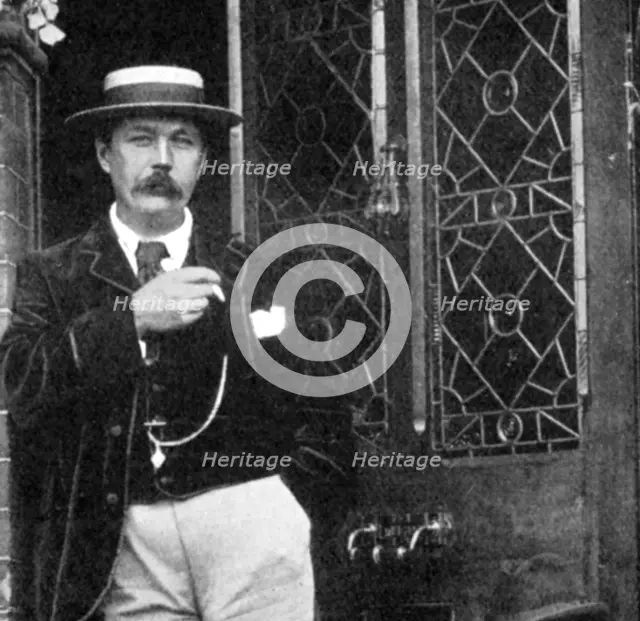 Arthur Conan Doyle, Scottish writer, c1900. Artist: Unknown