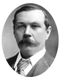 Arthur Conan Doyle, Scottish writer, c1900