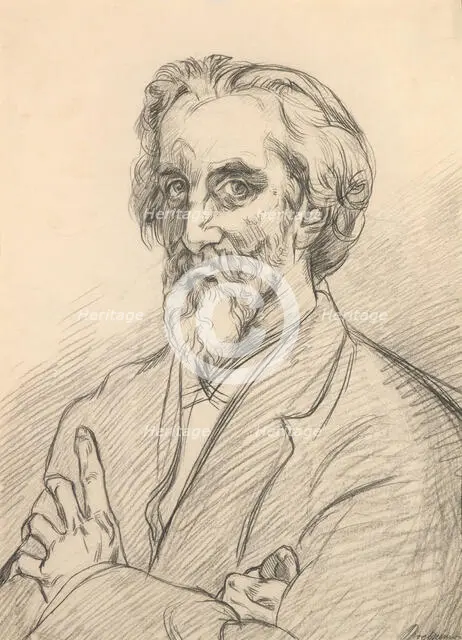 Arthur d'Echerac, called Dargenty, 1883. Creator: Felix Bracquemond.