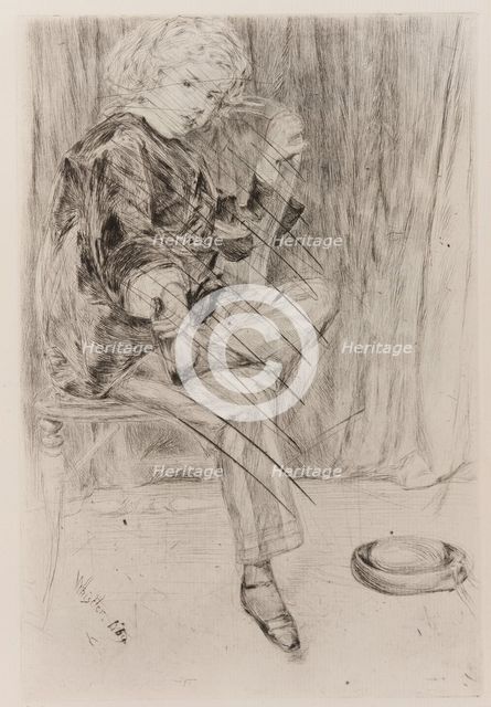 Arthur Haden, 1859. Creator: James Abbott McNeill Whistler.