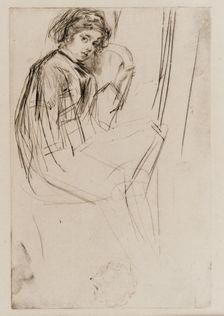 Arthur Haden, 1859. Creator: James Abbott McNeill Whistler