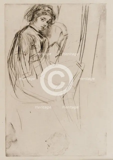 Arthur Haden, 1859. Creator: James Abbott McNeill Whistler.