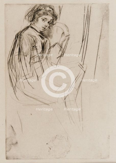 Arthur Haden, 1859. Creator: James Abbott McNeill Whistler.