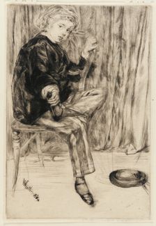 Arthur Haden, 1859. Creator: James Abbott McNeill Whistler