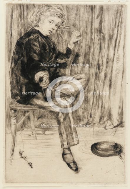 Arthur Haden, 1859. Creator: James Abbott McNeill Whistler.