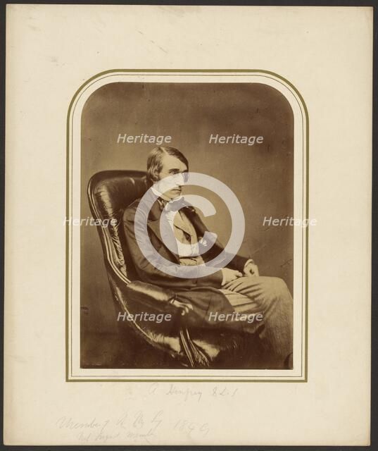 Arthur Henfrey, FLS, 1855. Creator: Maull & Polyblank.