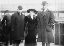 Arthur Irwin, Mr. & Mrs. Frank Chance, 1913. Creator: Bain News Service