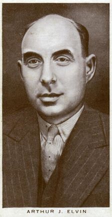 Arthur J Elvin, British boxing promoter, 1938