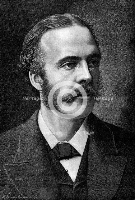 Arthur James Balfour (1848-1930), Scottish-born British statesman and philosopher, 1892. Artist: Unknown