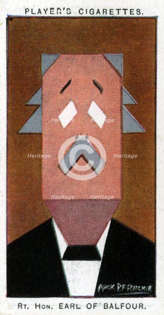 Arthur James Balfour, 1st Earl of Balfour, 1926.Artist: Alick P F Ritchie