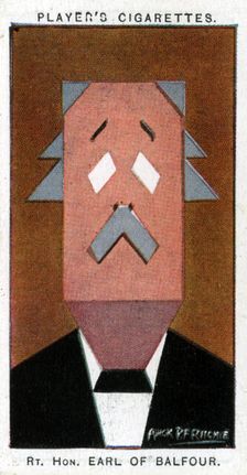 Arthur James Balfour, 1st Earl of Balfour, 1926.Artist: Alick P F Ritchie