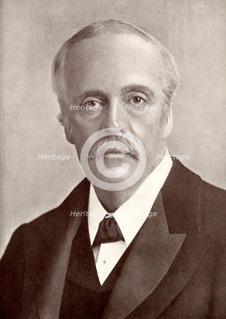 Arthur James Balfour, 1st Earl of Balfour, British statesman and Prime Minister, 1912.Artist: J Russell & Sons