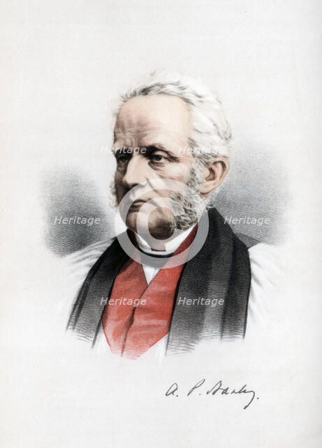 Arthur Penrhyn Stanley, Dean of Westminster, c1890.Artist: Cassell, Petter & Galpin