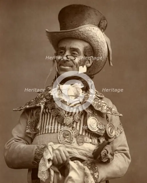 Arthur Roberts, British actor, comedian and music hall entertainer, 1888. Artist: Ernest Barraud