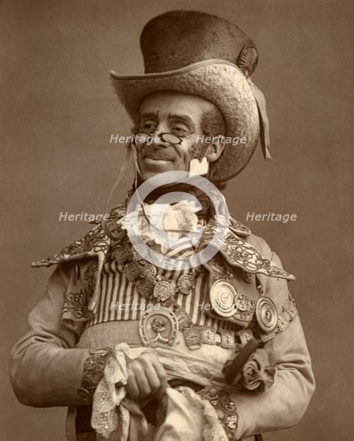 Arthur Roberts, British actor, comedian and music hall entertainer, 1888. Artist: Ernest Barraud