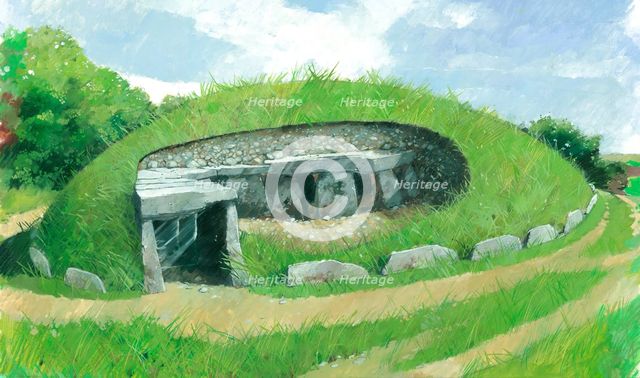 Arthur's Stone, Prehistory, (c1990-2010). Artist: Ivan Lapper.