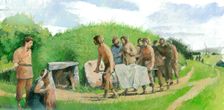 Arthur's Stone, Prehistory, (c1990-2010). Artist: Ivan Lapper