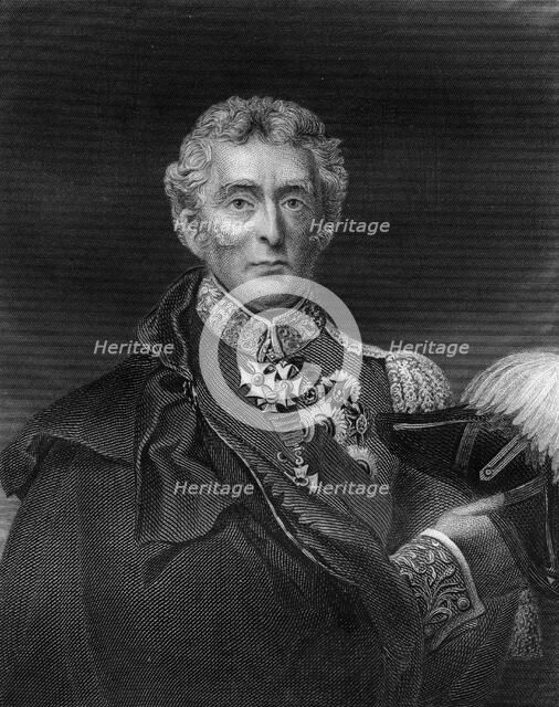 Arthur Wellesley, 1st Duke of Wellington, British soldier and statesman, 19th century. Artist: Lightfoot