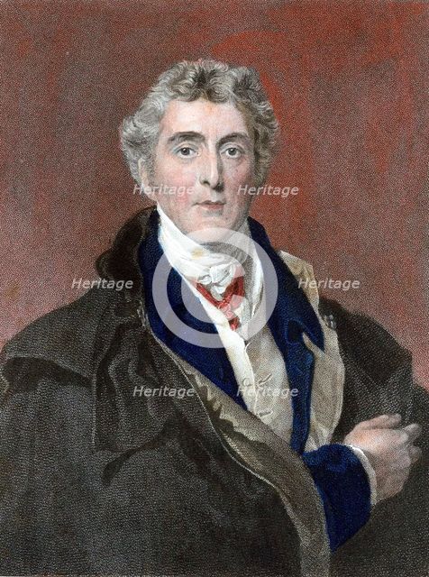 Arthur Wellesley, 1st Duke of Wellington, British soldier and statesman. Artist: Unknown