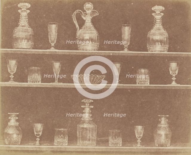 Articles of Glass, before June 1844. Creator: William Henry Fox Talbot.
