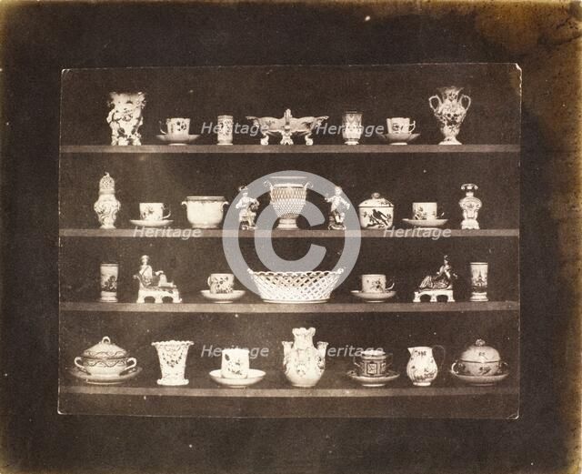 Articles of Porcelain, c.1844. Creator: William Henry Fox Talbot.