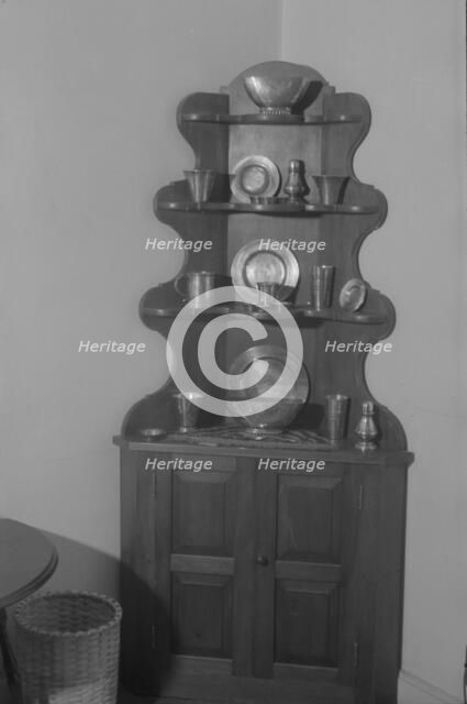 Articles made in the Arthurdale cooperative handicraft shop, Reedsville, West Virginia, 1937. Creator: Walker Evans.