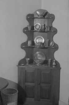 Articles made in the Arthurdale cooperative handicraft shop, Reedsville, West Virginia, 1937. Creator: Walker Evans