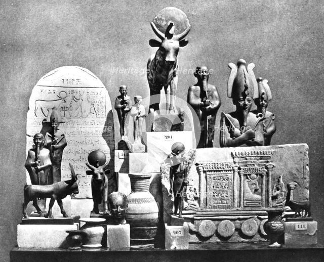Artifacts, Memphis Saqqara, Egypt, 1893. Artist: Auguste Edouard Mariette