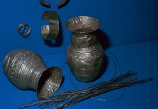 Artifacts from a deposition in Villenueve-Saint-Vistre, France