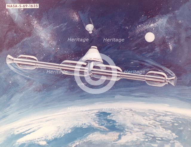 Artificial Gravity Space Station, 1969. Creator: NASA.