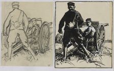 Artillelurs belges, 1914. Creator: Auguste Louis Lepère (French, 1849-1918)
