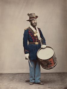 Artillery, Musician, 1866. Creator: Attributed to Oliver H. Willard