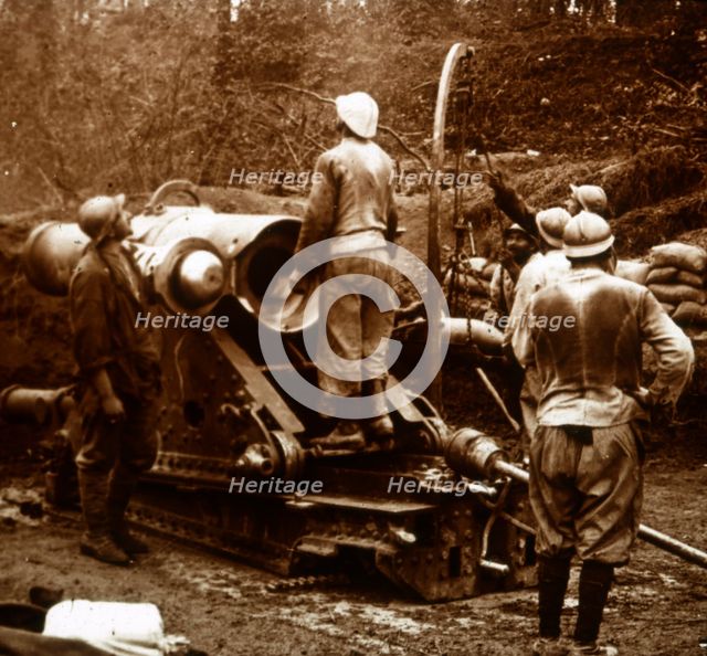 Artillery, Bois du Chatelet, France, c1914-c1918. Artist: Unknown.