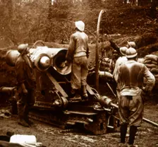 Artillery, Bois du Chatelet, France, c1914-c1918