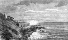 Artillery experiments at Picklecombe Fort, Plymouth, 1872. Creator: Unknown